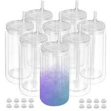 VASO DOBLE CAPA, SNOW GLOBE CUP, TUMBLER 16 oz