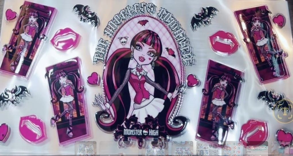VASO SNOWGLOBE 16 oz CON MOTIVO DE DRACULAURA