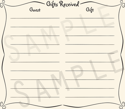 Add-on Collection: Casual Gift Receipt Pages