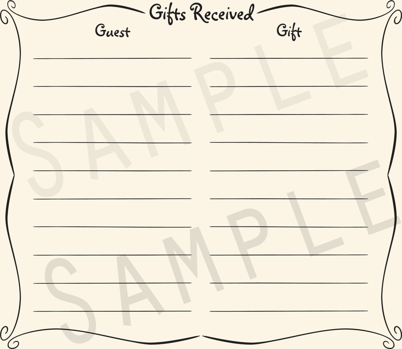 Add-on Collection: Casual Gift Receipt Pages