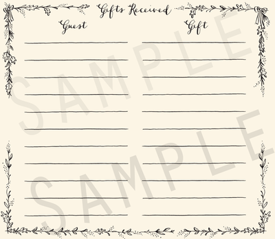 Add-on Collection: Gift Receipt Pages
