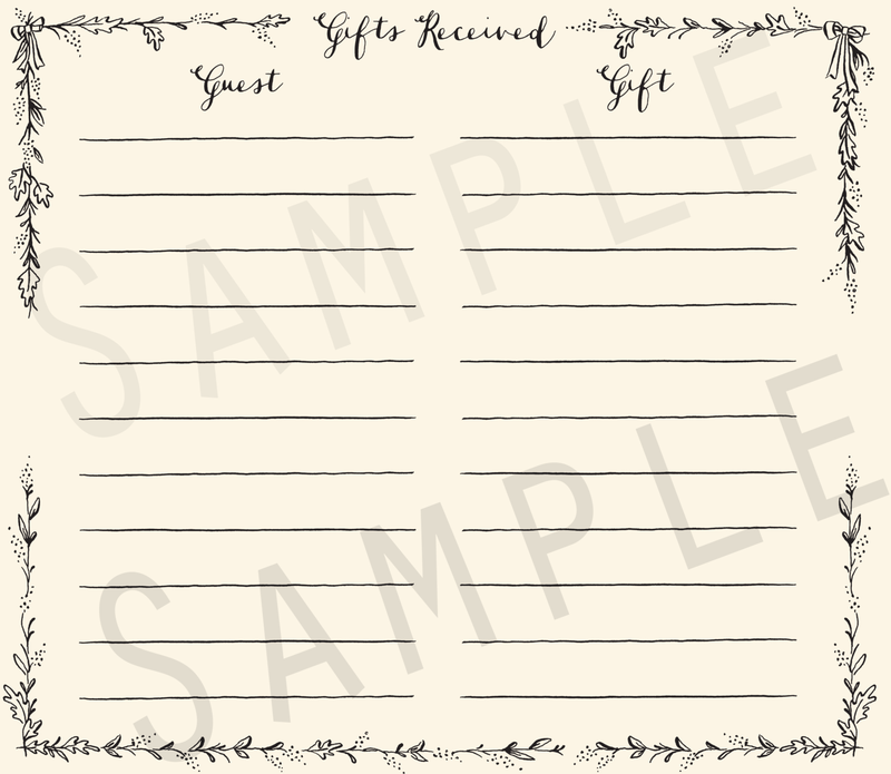 Add-on Collection: Gift Receipt Pages