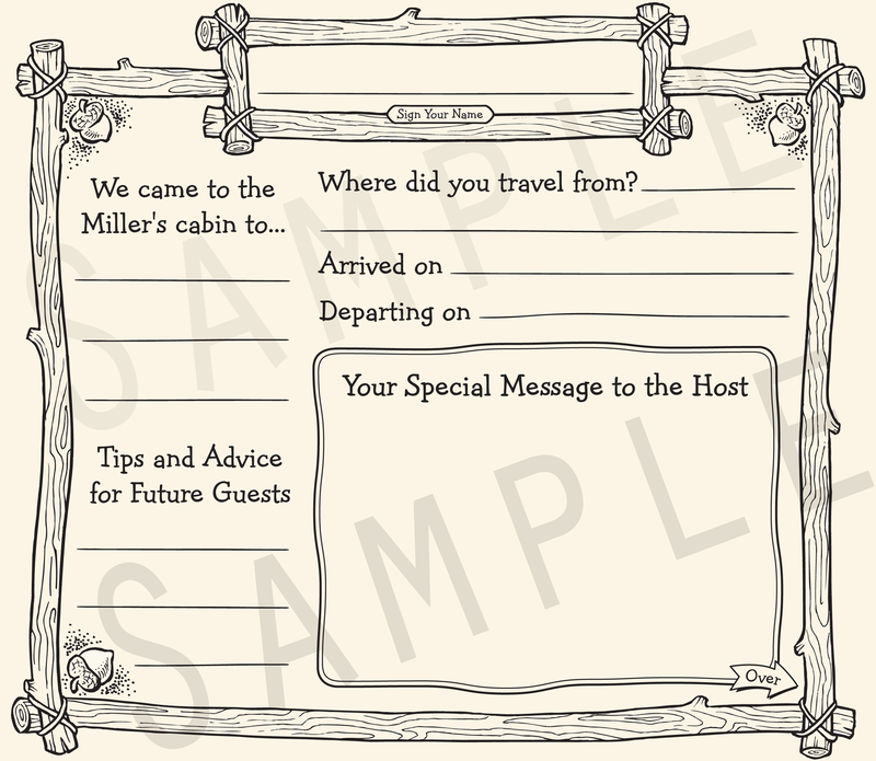 Family Cabin Guestbook