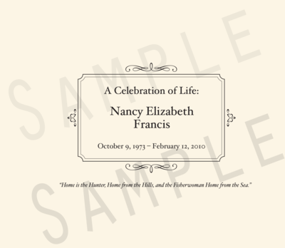 Celebration of Life