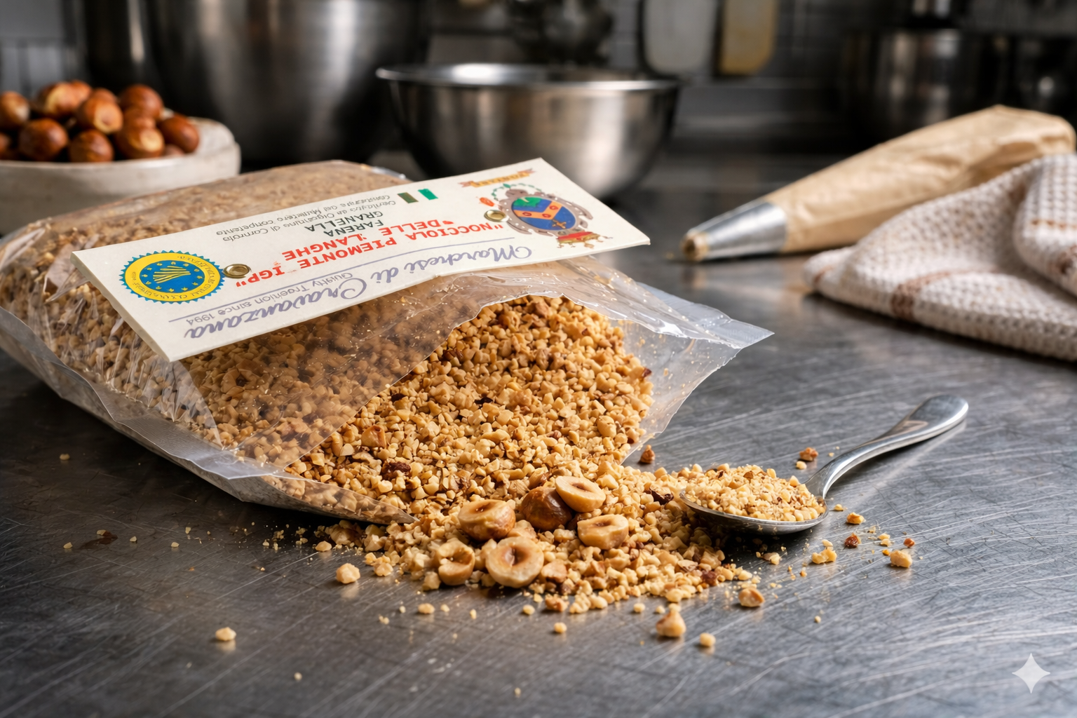 Granella (fine) di Nocciola Piemonte IGP” delle Langhe