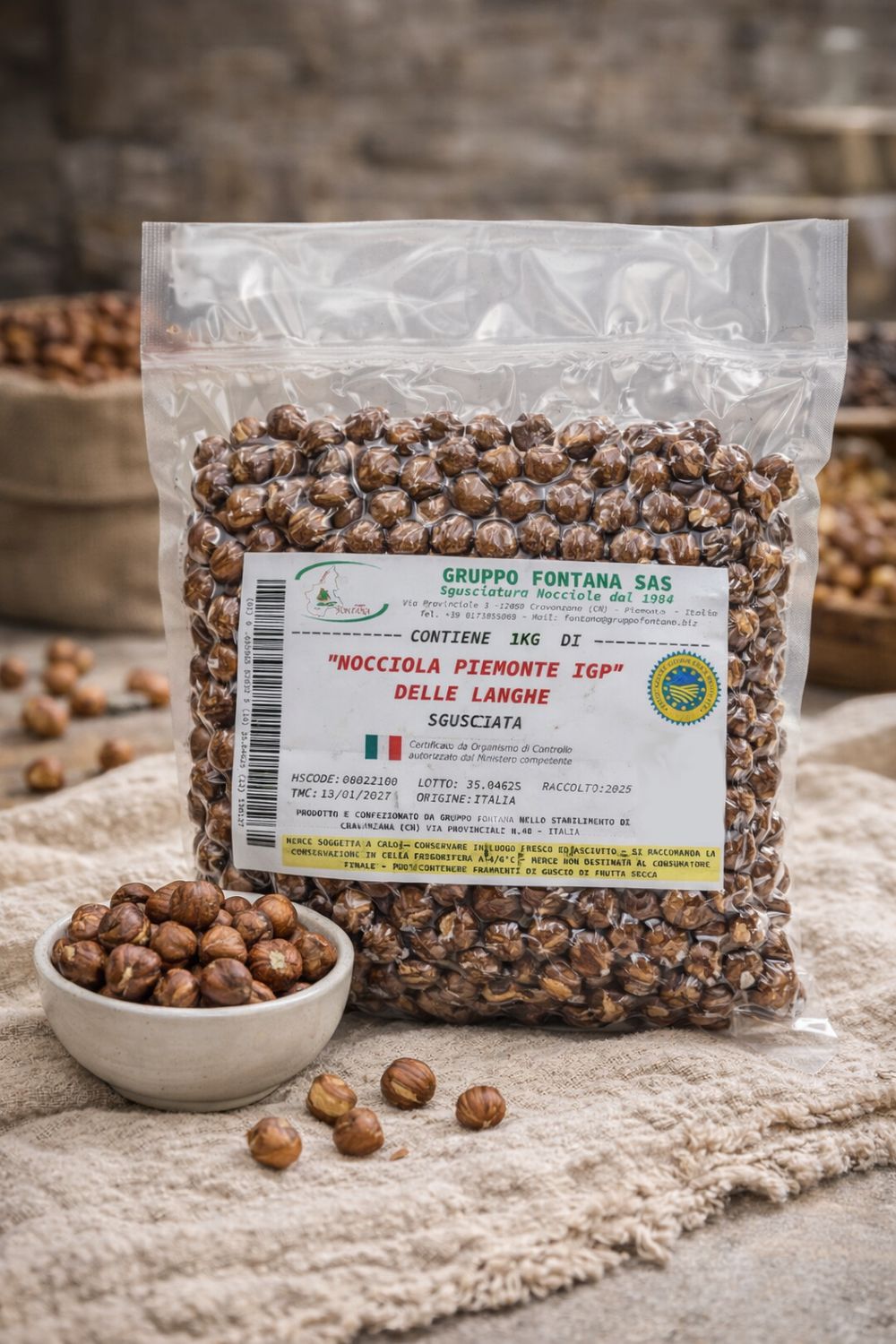 Nocciola Piemonte IGP delle Langhe cruda