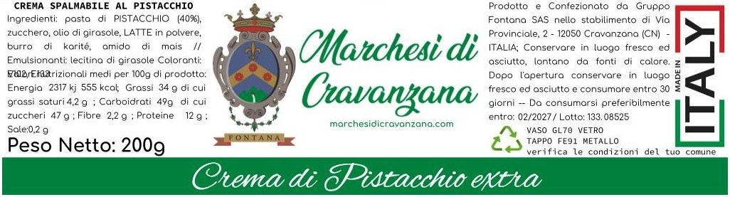 Crema di Pistacchio Extra