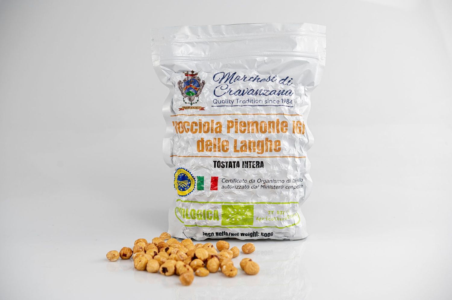 Nocciola Piemonte IGP delle Langhe Tostata intera - BIOLOGICA