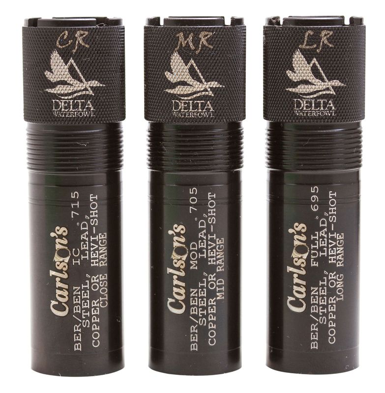 Carlson's Choke Tubes 07119 Delta Waterfowl Berretta/Benelli Mobil 12 Gauge Mid/Long/Close Range 17-4 Stainless Steel