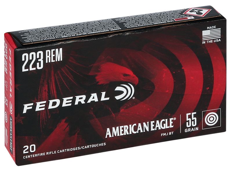 American Eagle 223 55 Grain  20 per box