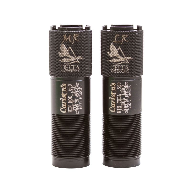 Carlson's Choke Tubes 07471 Delta Waterfowl Extended Choke Winchester 20 Gauge Mid-Range/Long Range 17-4 Stainless Steel