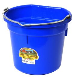 Bucket Flatback Blue 20 Quart