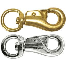 Brass Bull Snap Round Swivel 7/8"