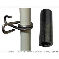 Fiberglass Post Clips 3/8"