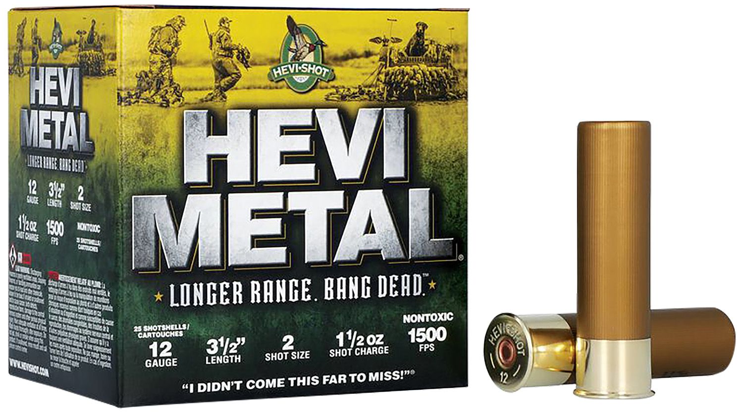 Hevi Metal Long Range 12 Ga. 1-1/2 Oz 3.5" #2