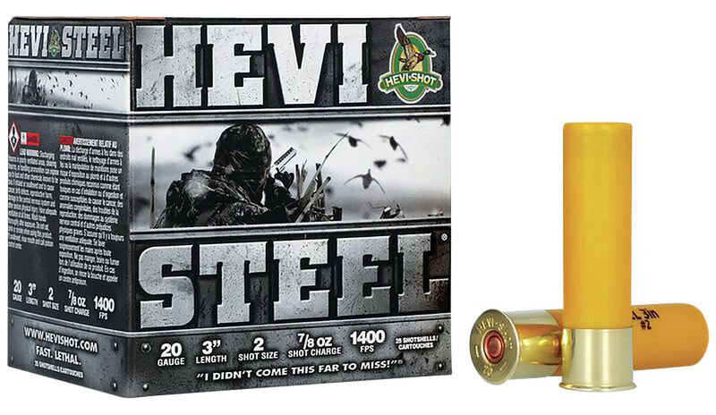 Hevi Shot Steel 20 Ga. 7/8 Oz 3" #2