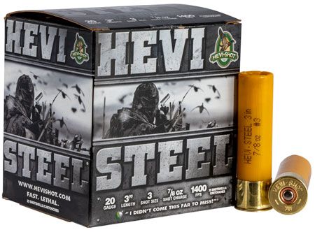 Hevi Shot Steel 20 Ga. 7/8 oz 3" #3