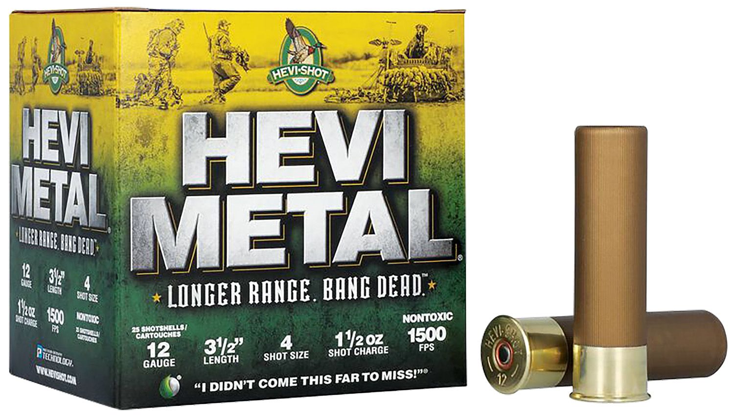 Hevi Metal Long Range 12 Ga. 1-1/2 Oz 3.5" #4