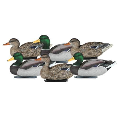 Dakota X Treme Mallard Flocked Head 6 Pack
