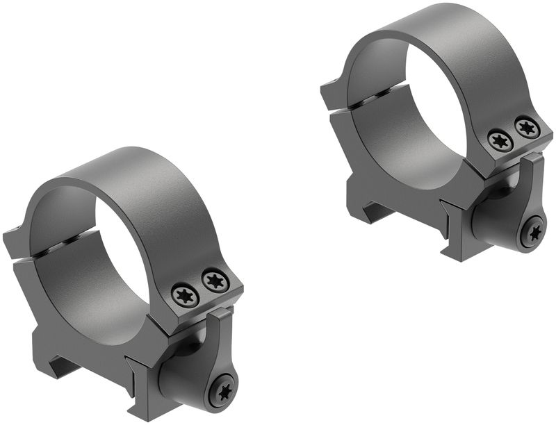 Leupold 174074 QRW2 Cross-Slot Scope Ring Set Matte Black Steel 30mm Tube Low Quick Release Picatinny/Weaver