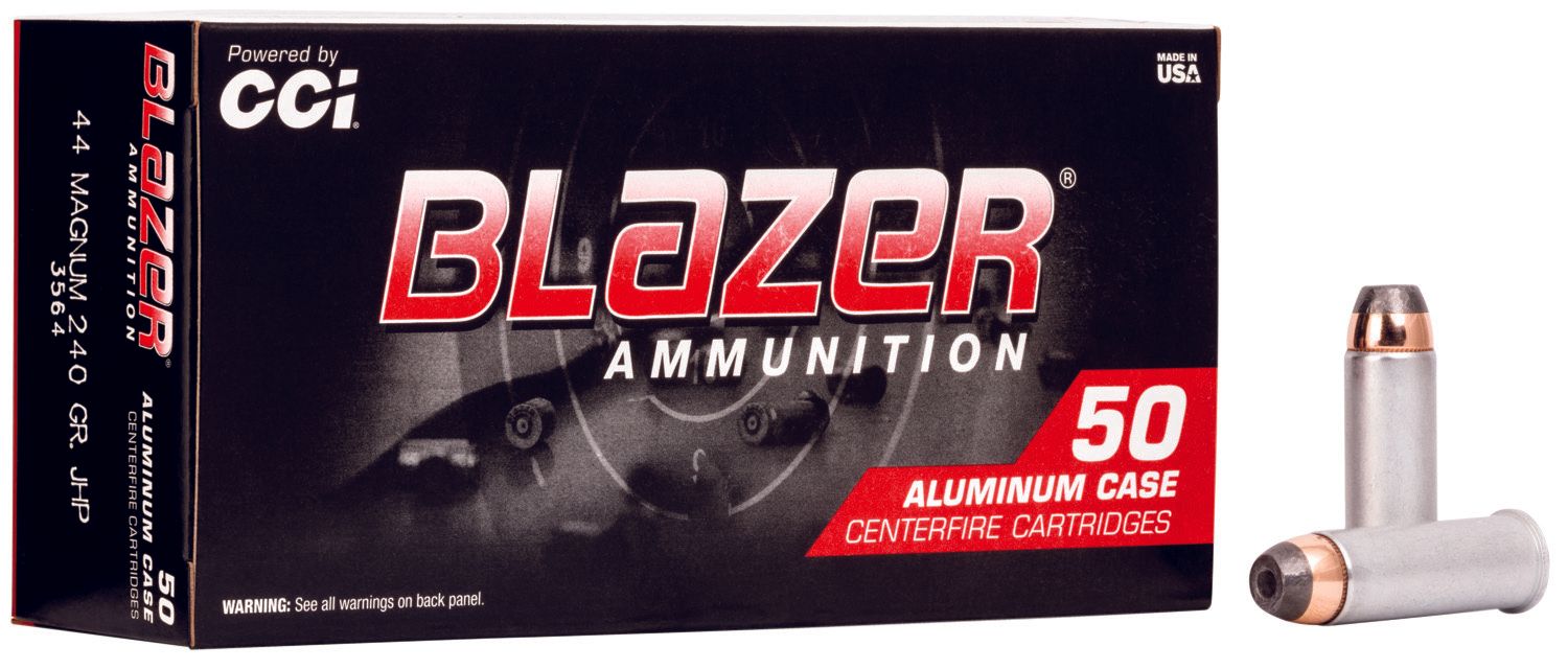 Blazer 3564 Blazer Handgun 44Rem Mag 240gr Jacketed Hollow Point