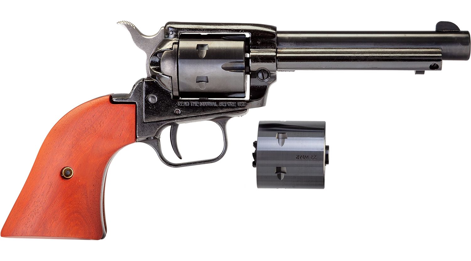 Heritage Mfg RR22MB4 Rough Rider 22 LR 22 WMR 6 Shot, 4.75"