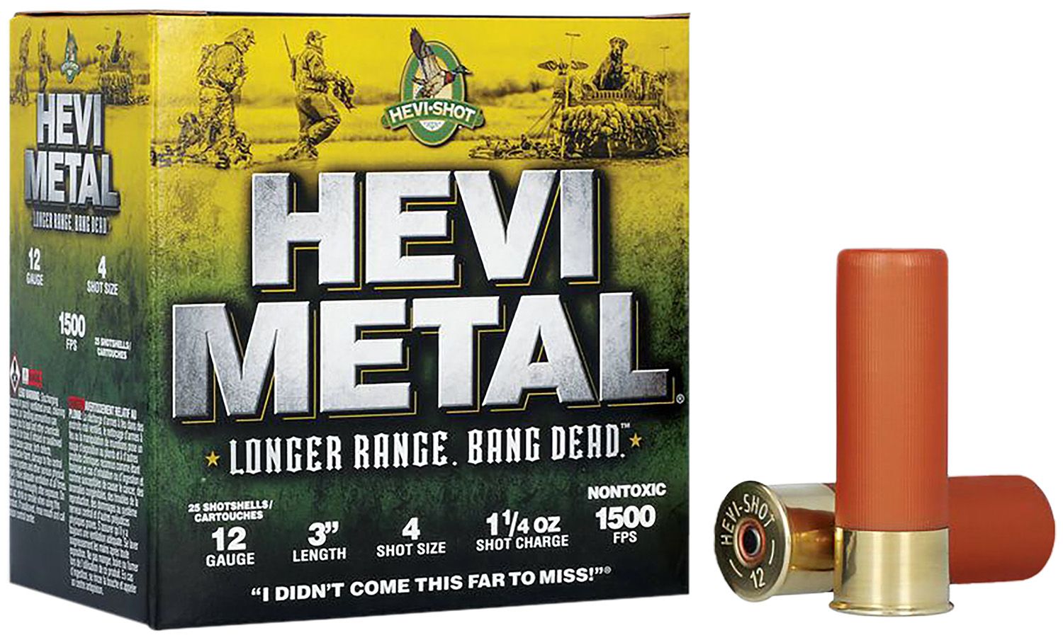 Hevi Metal Long Range 12 Ga. 1-1/4 Oz 3" #4
