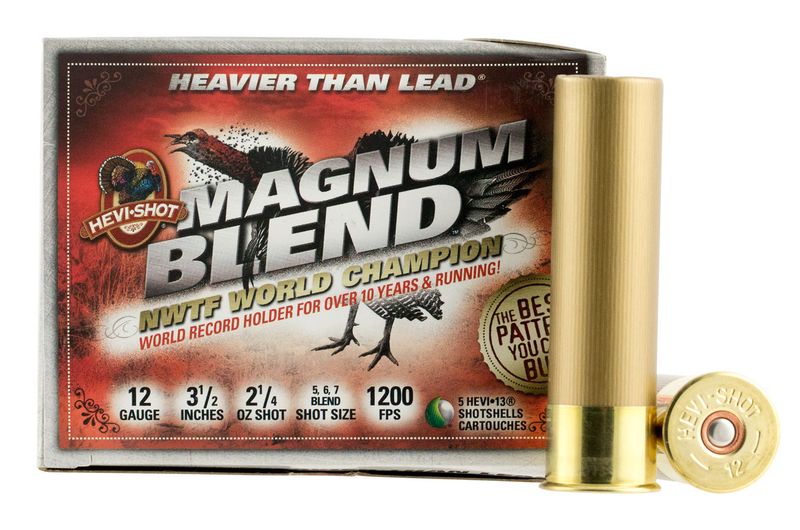 Hevi Shot Magnum Blend 3.5" #5,6,7 Shot 12 Ga.