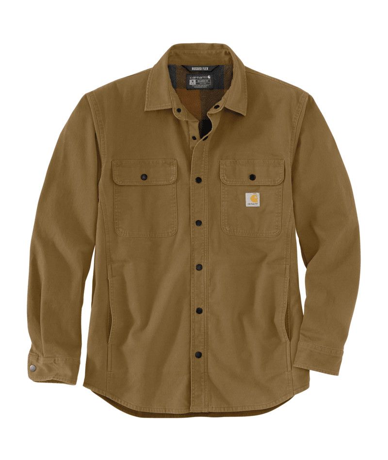 Canvas Fleece Lined LS Shirt S Reg