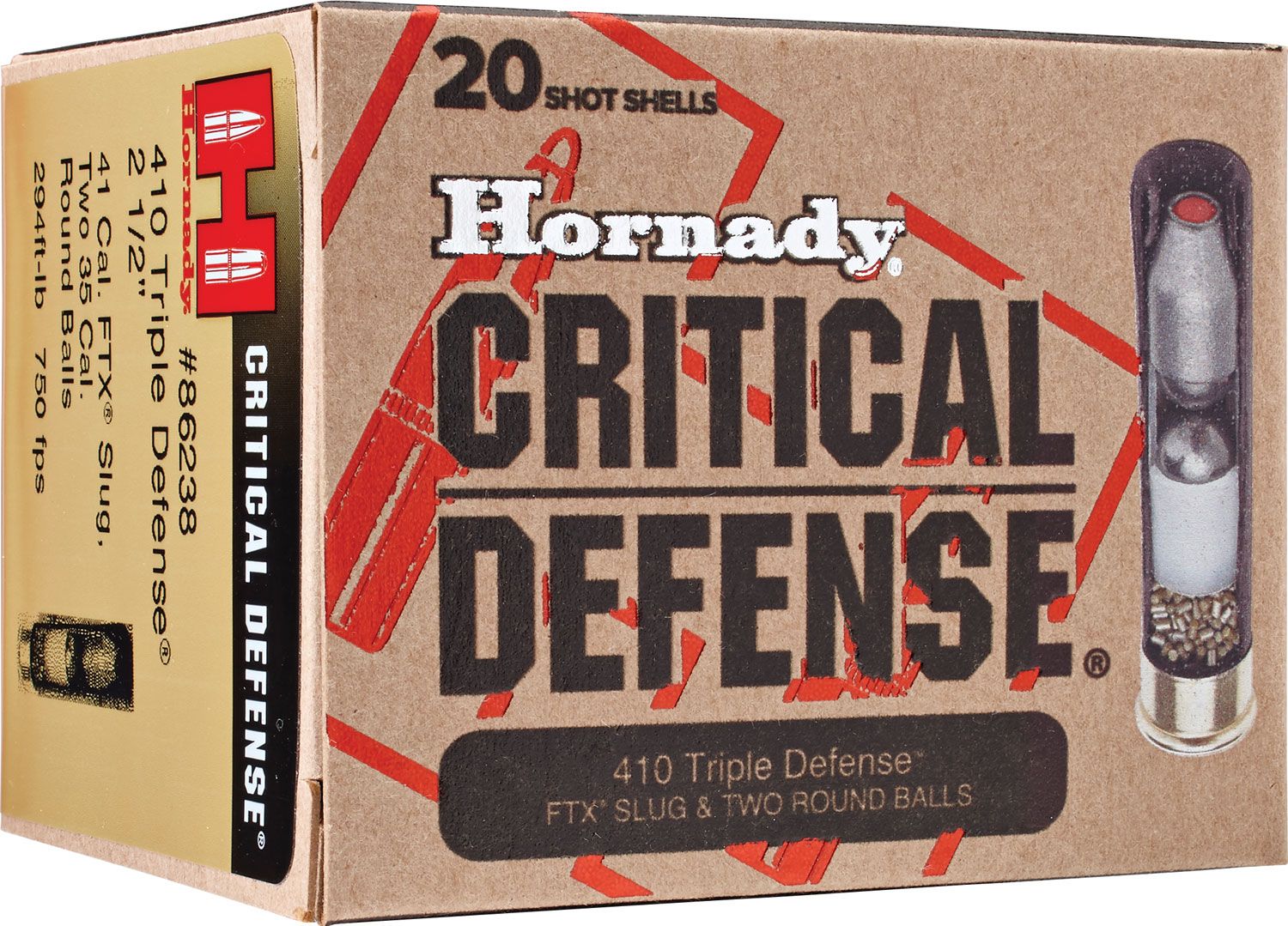 Hornady Critical Defense Slug 410Ga. 2.5"