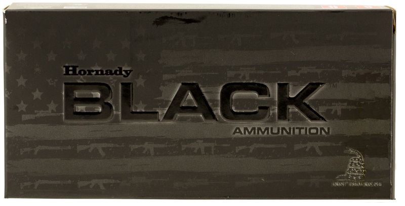 Hornady 81263 Black 5.56x45mmNATO 62gr Full Metal Jacket