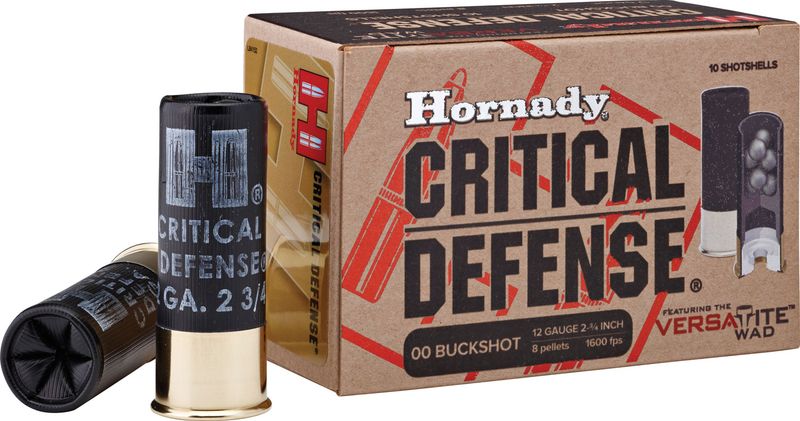 Hornady Crit Def Buckshot 12 Ga 2 3/4"