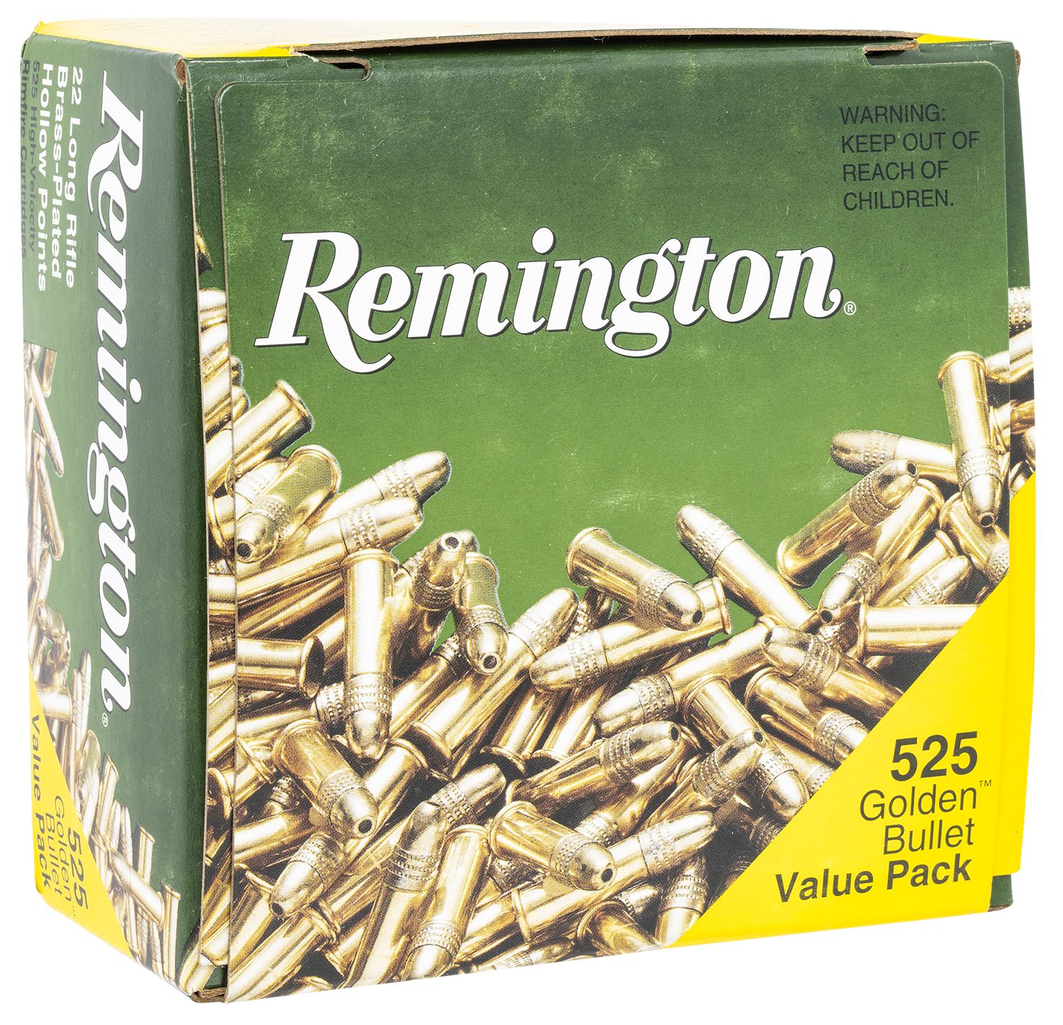 Remington Ammunition 21250 Golden Bullet Value Pack 22LR 36 gr Hollow Point 525 Per Box