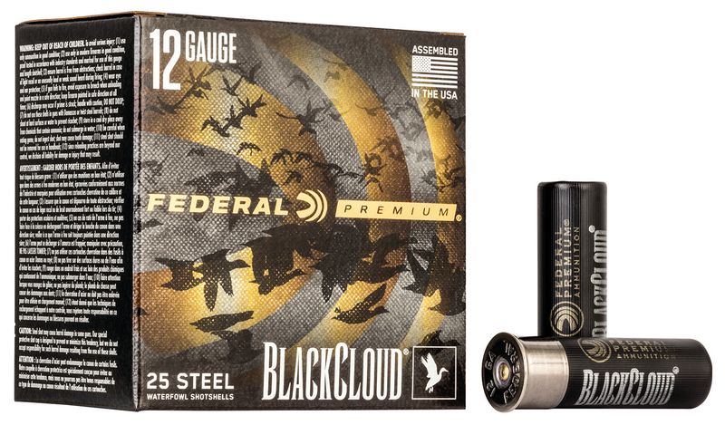 Federal PWBX1422 Black Cloud FS 12Gauge 3" 1 1/4oz 2Shot 25 Per Box