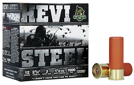 Hevi Shot Steel 12 Ga. 1 1/8 oz 2.75" #3