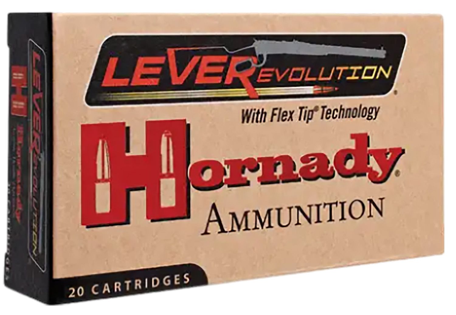 Hornady 82747 LEVERevolution 45-70Gov 325gr Flex Tip eXpanding