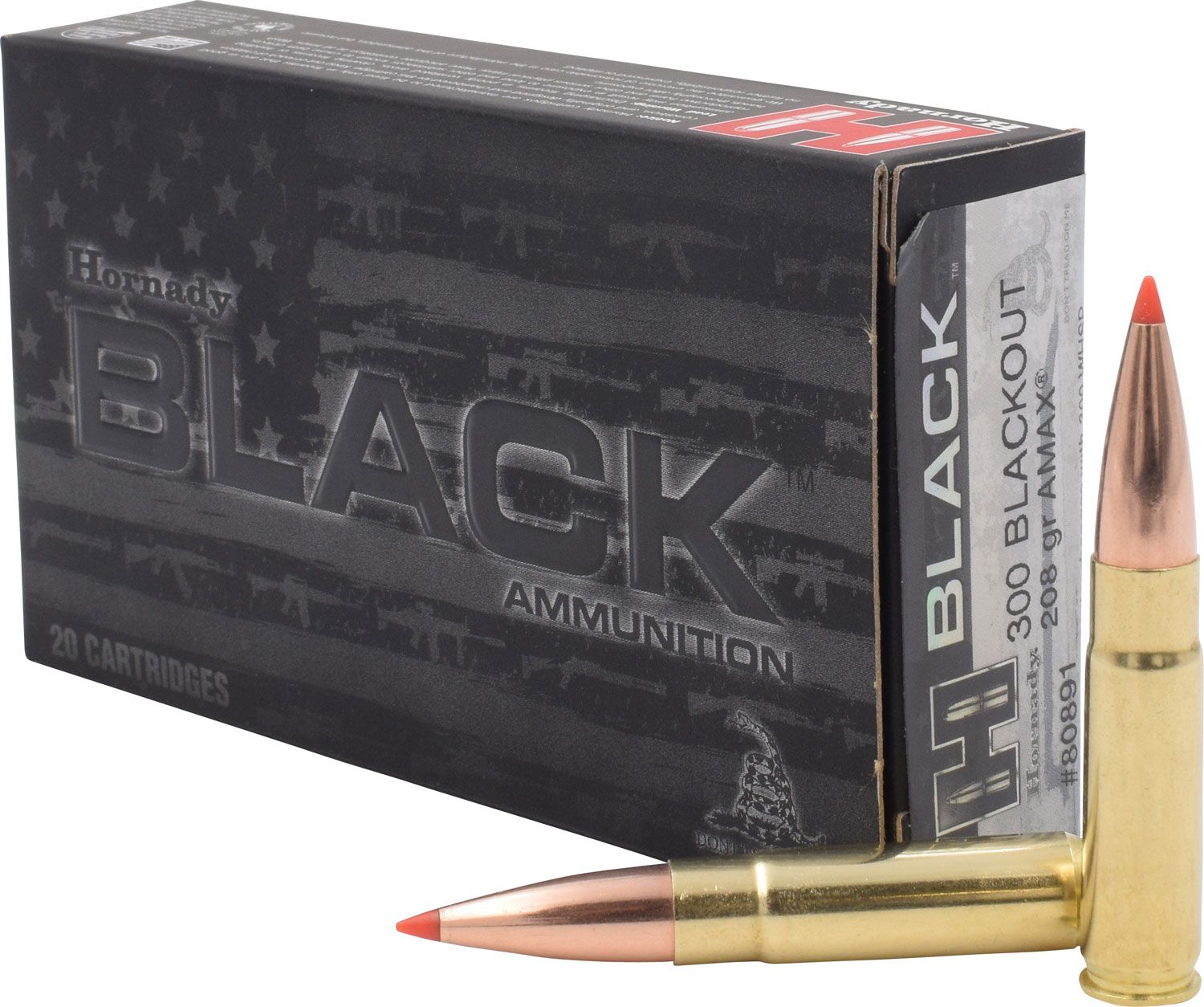 Hornady 80891 Black 300Blackout 208gr Hornady A Max