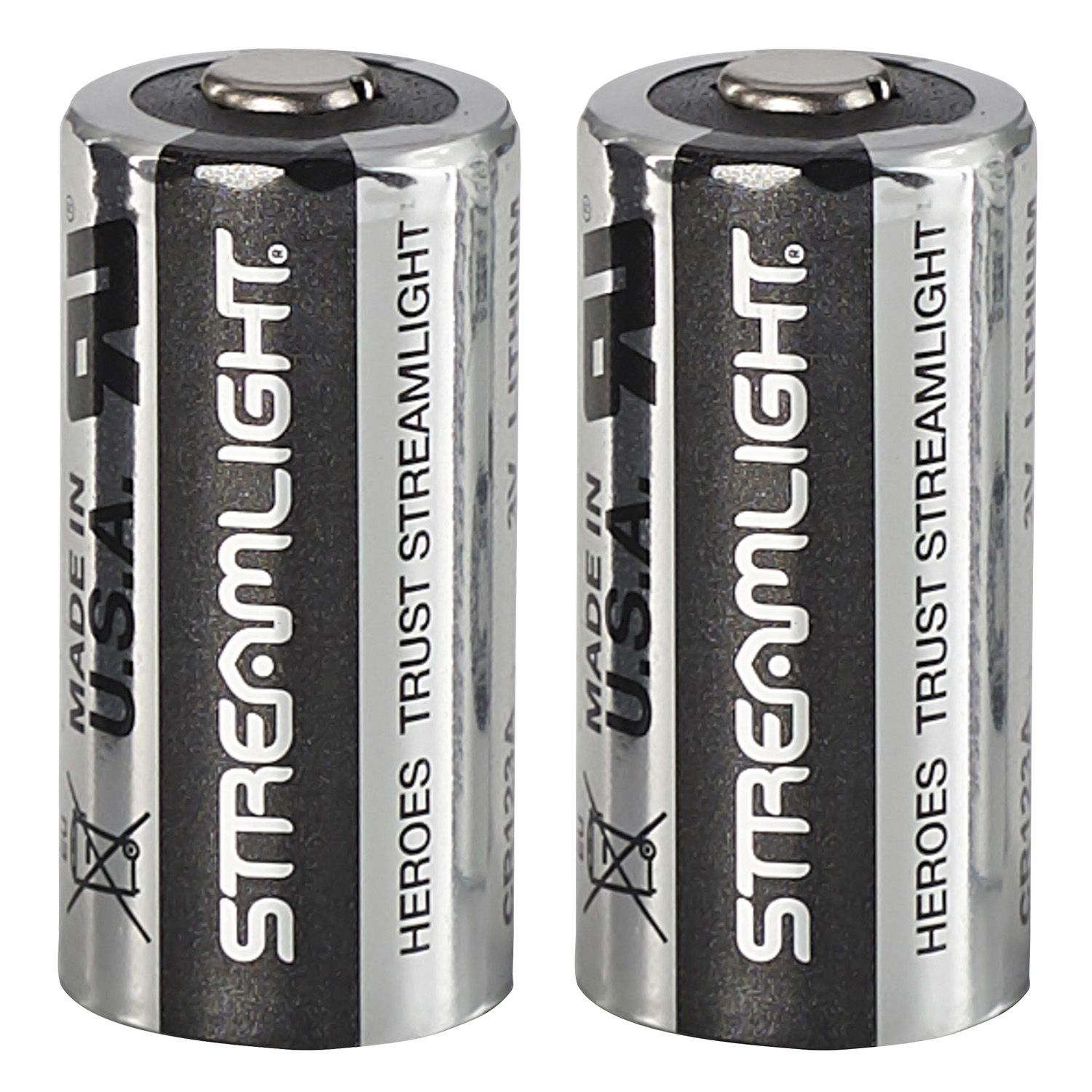 Streamlight Lithium Batteries 3V CR123A 2pack
