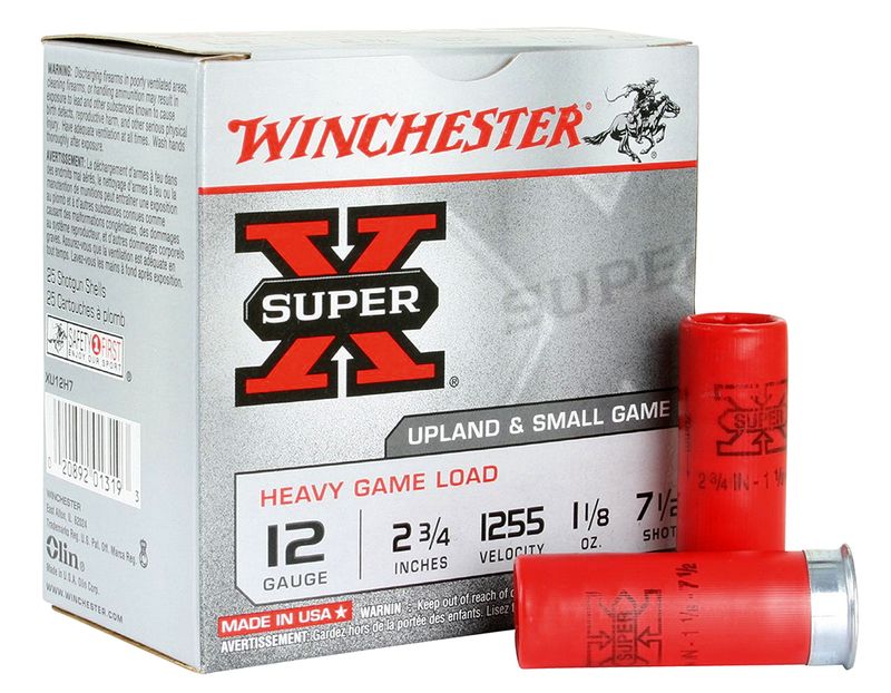 Winchester Super X Heavy 12 Ga 1 1/8 oz 125 2.75" #7.5
