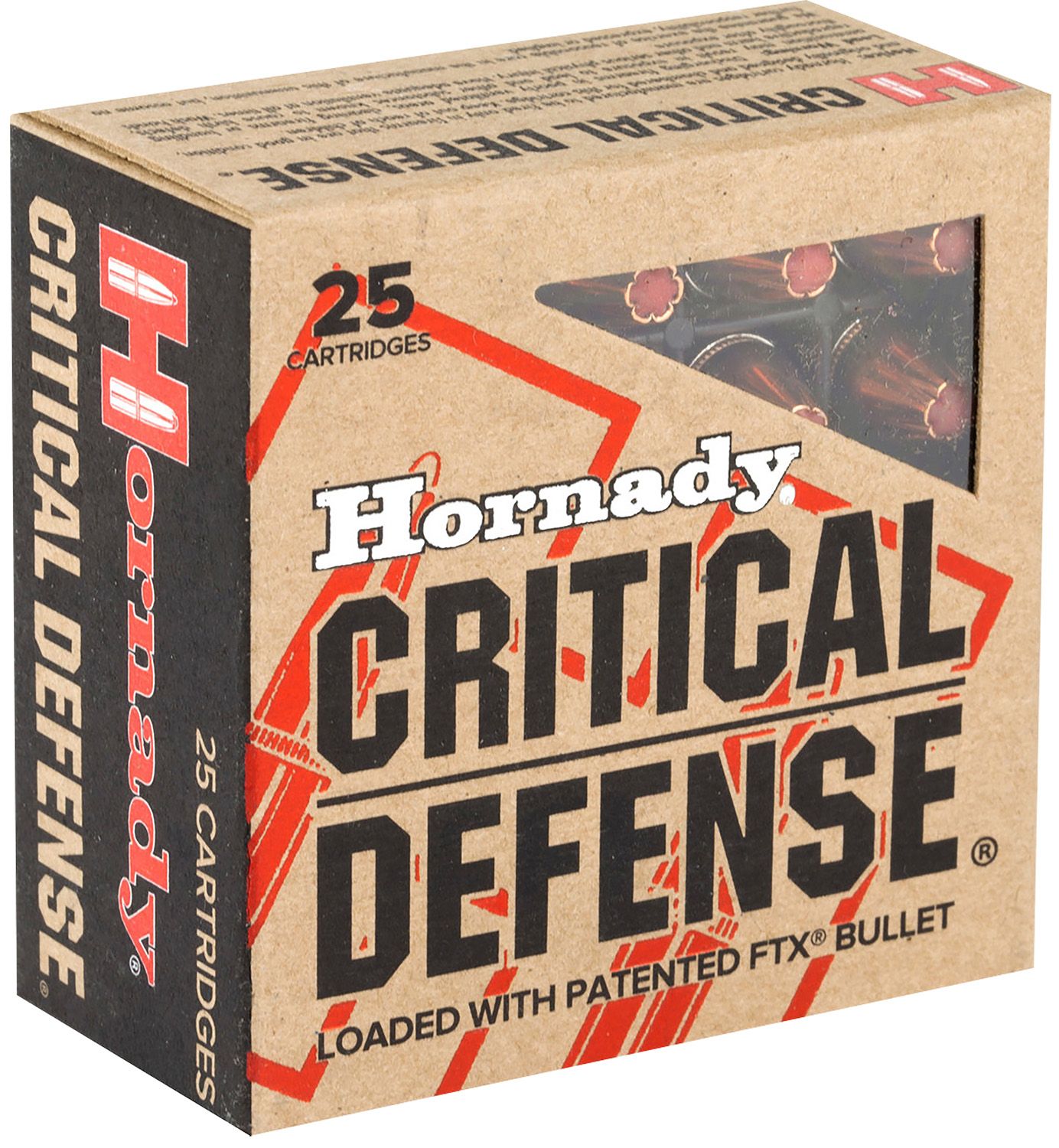 Hornady 90250 Critical Defense 9mmLuger 115gr Hornady Flex Tip eXpanding