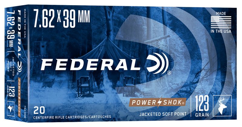 Federal Power-Shok 7.62x39mm 123 gr