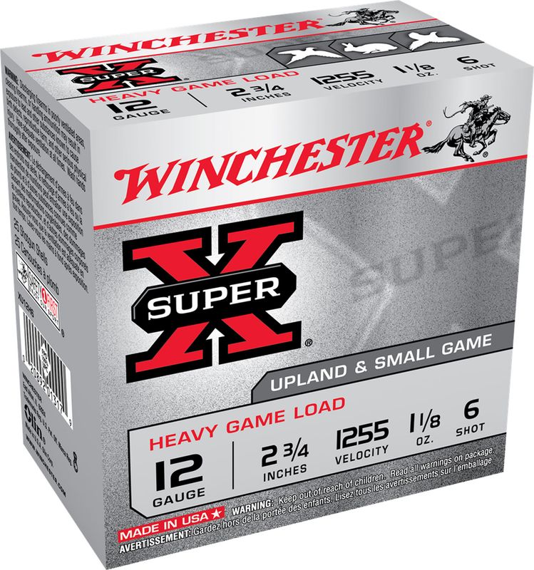 Winchester Super X Heavy 12 Ga 1 1/8 oz 125 2.75" #6