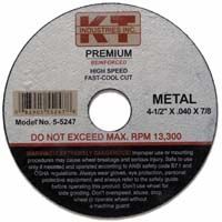 Cut Off Wheel 4-1/2" x 7/8" x .040"