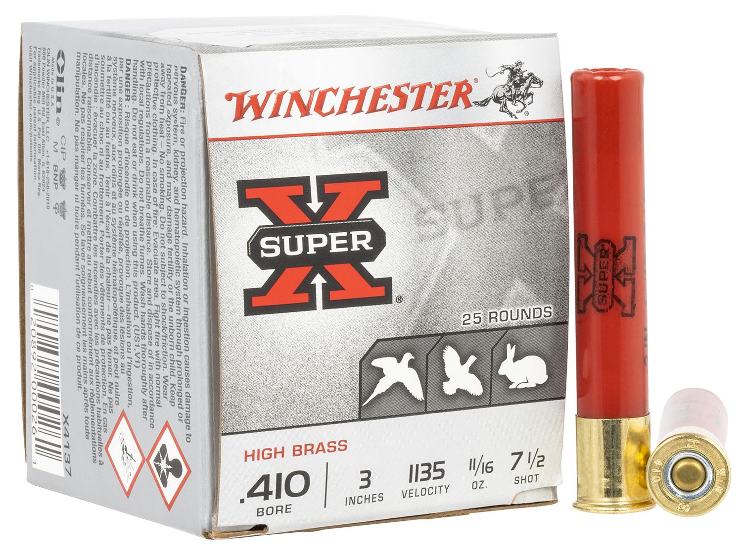 Winchester Super x 410 High Brass 3" 7.5#