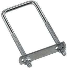 U Bolt (Square) Zinc Plated l 3/8 x 6