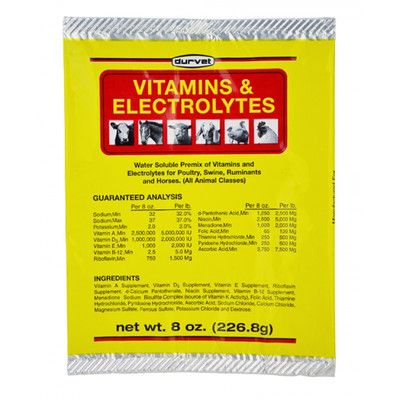 Vitamins &amp; electrolytes 8oz