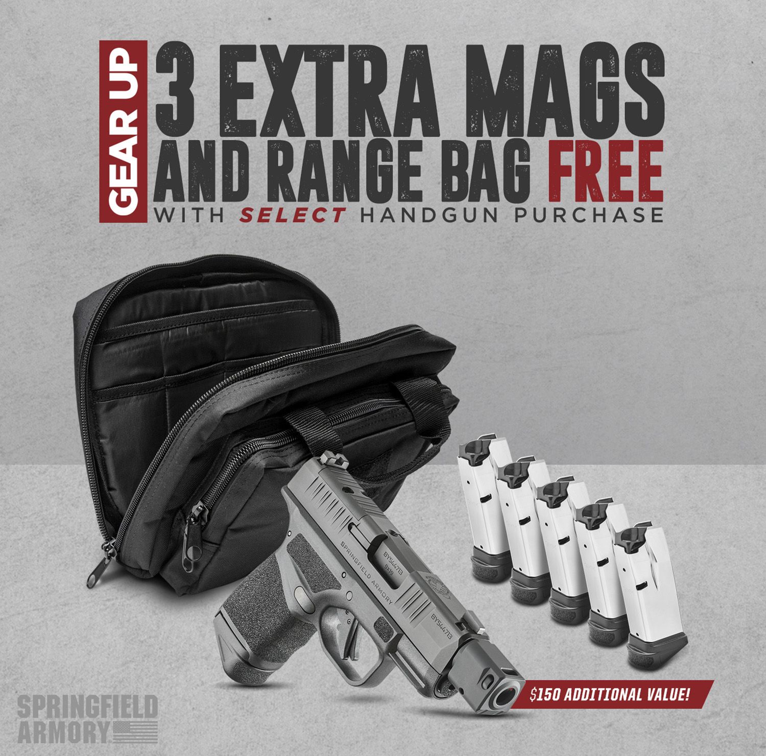 Springfield Hellcat 9mm  Gear Up Package