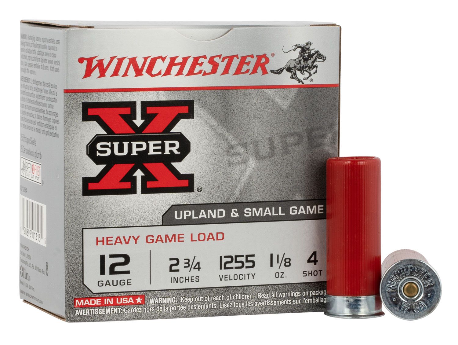 Winchester Super X Game Load 1 1/8 Oz 12 Ga 2.75"
