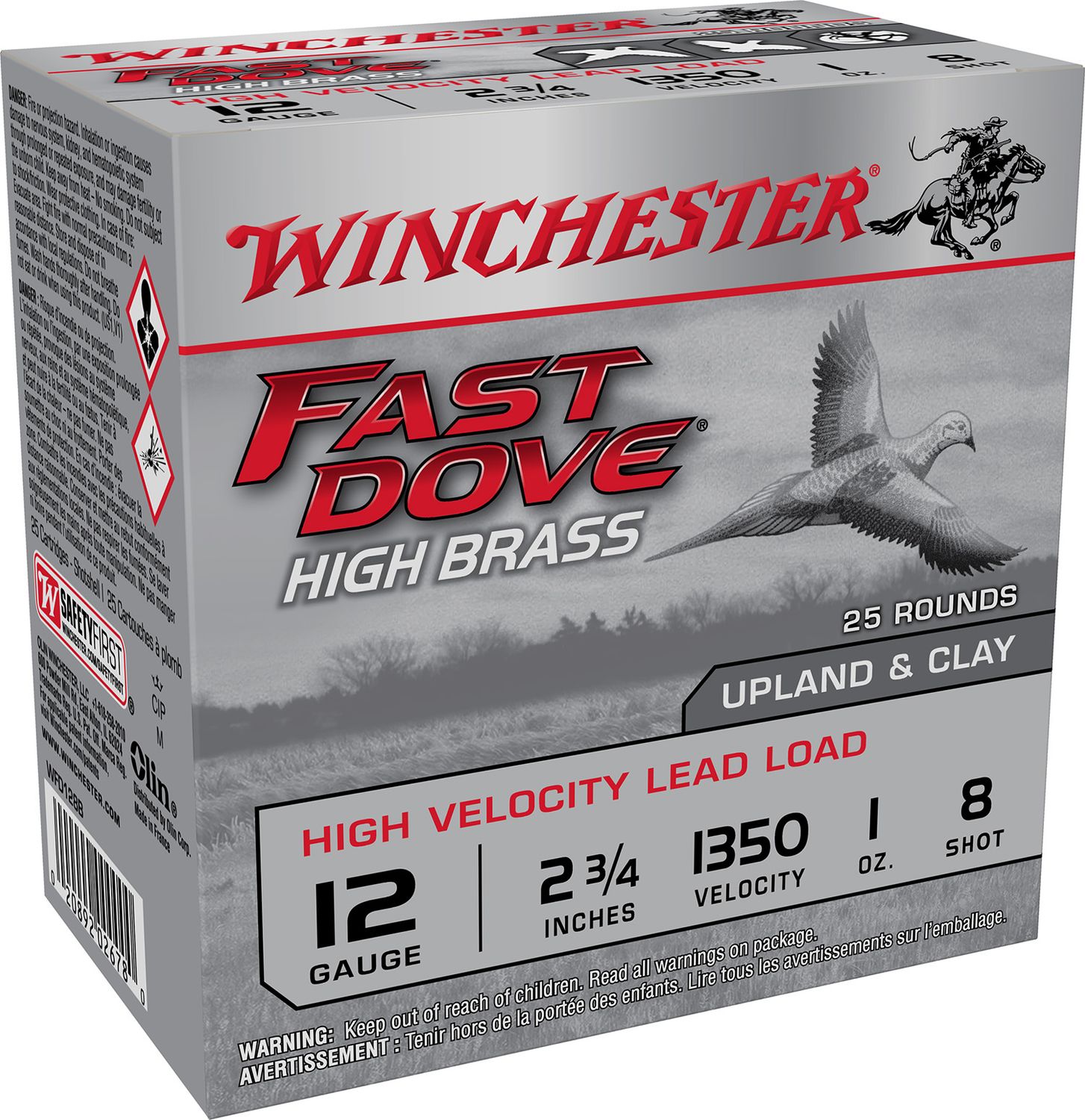 Winchester Fast Dove 12Ga. 1 Oz 2.75" #8