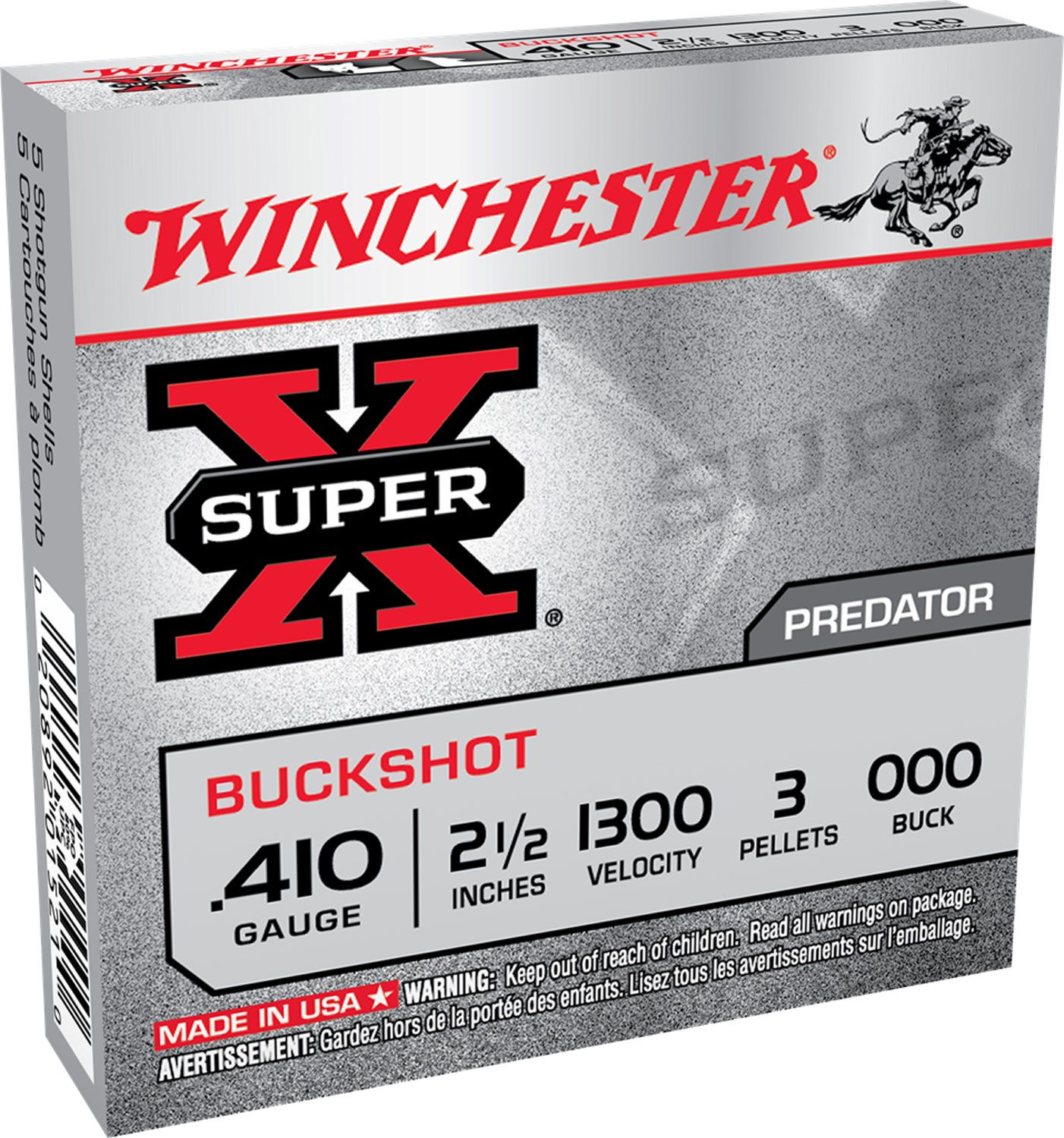 Winchester Super X 410 2.5"#000Buck